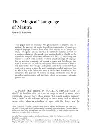 Yes, the magic word that will help you attract women is confidence. Pdf The Magical Language Of Mantra