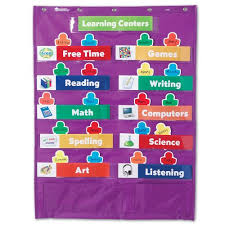 learning resources classroom centers pocket chart buy