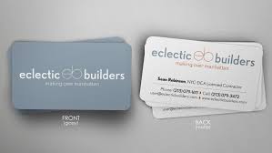 If you're looking for a great business card design for an event planning business, look no further. Eclectic Builders Business Cards Design Word