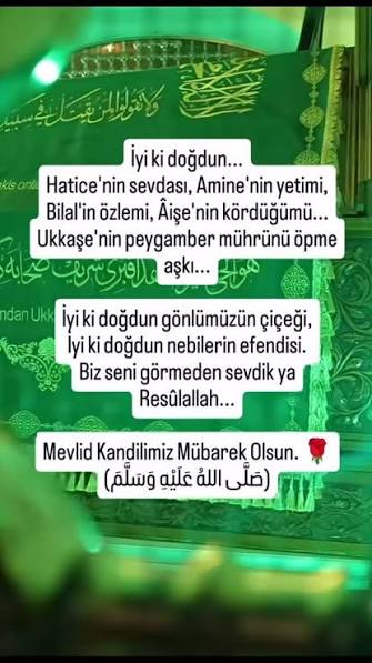 Mevlid Kandili bugün idrak edilecek Son peygamber Hazreti Muhammed'in doğum günü olan Mevlid Kandili, bugün idrak edilecek. Hazreti Muhammed'in dünyaya gelişi dolayısıyla hicri takvime göre rebiülevvel ayının 12'nci günü idrak edilen Mevlid