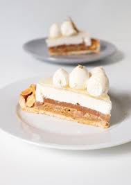 Tarte Poire Muscovado Vanille Et Amande Recette Olivia Patisse En 2020 Tarte Aux Poires Gateaux Et Desserts Recette Patisserie