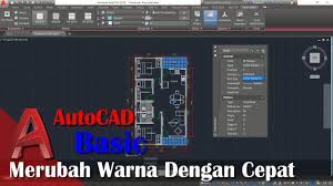 Tulis kalimat warna misalnya red. Cara Merubah Warna Object Block Dan Dimensi Pada Autocad Youtube