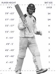 Cricket Size Guide For Pads Bats Helmets And Gloves