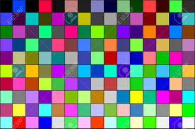 Multi Colored Calibration Chart All Colors Background Pattern