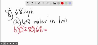 Running 6 minutes per mile (10 mph): Solved There Are 5 280 Feet In A Mile Round Answ