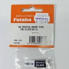 details about futaba frc 514 futl6214 rx crystal short type fm 72 070 ch 14 72mhz type 72 12