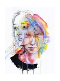 50 beautiful color pencil drawings from top artists around the world. Girls Change Colors Art Print Agnes Cecile Art Com