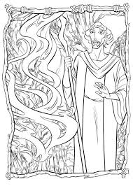 Download and print free moses and the burning bush coloring pages to keep little hands occupied at home; The Prince Of Egypt Communicate With God Through Burning Bush Coloring Pages Coloring Sun