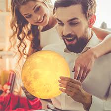 OxyLED Moon Lamp, 16 Colors 7.1 Inch 3D Print Moon Light with Stand Remote  Touch Tap Control, USB Rechargeable Dimmable LED Night Lights for Kids  Adults Friends Family Lover Birthday Christmas Gifts -