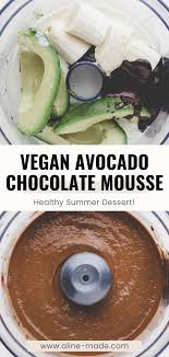 Vegan Avocado Chocolate Mousse Recipe Aline Made Avocado Chocolate Mousse Chocolate Mousse Mousse Recipes