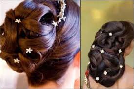 Wedding hairstyles with florals are the final compliment to a perfect wedding. Most Beautiful South Indian Wedding Hairstyles For Long Hair Yabibo