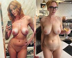 Christina Hendricks Nude Selfies And Bare Boobs Behind-The-Scenes Released