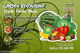 Restaurant Flyer Organic Theme With Yelp Qr Code On Postermywall Bio Food Restaurant Flyer Italian Food Restaurant