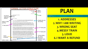 Use clear and concise writing. Formal Letter Structure Podcast Gcse English Language Youtube