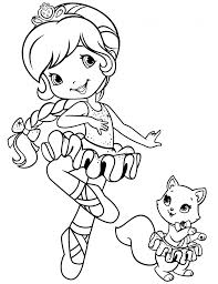 ♥ by purchasing this coloring book you can print it at home and color. Strawberry Shortcake Coloring Pages For Girls
