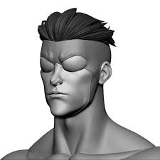 Comic book character model sheets with clean look