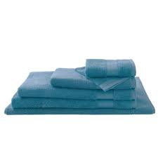Bienvenue sur la maison du tapis ! Tapis De Bain Coton 60x80 Cm Azur Petale Maisons Du Monde