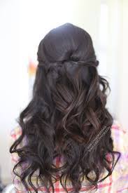 Hair Loose Waves Curls Half Up Half Down Wedding Hair Prom Hair Asian Hair Brunette Hair Twist In Hair Susie Loose Hairstyles Down Hairstyles Loose Waves Hair