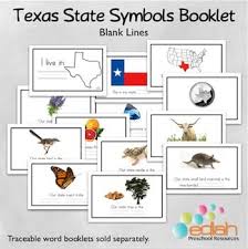 Texas State Symbols Booklet Blank Lines State Symbols Texas Symbols State Symbols Activities