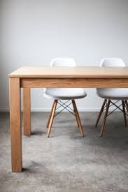 Parsons Dining Table Oak Dining Table Dining Table In Kitchen Contemporary Wood Dining Table