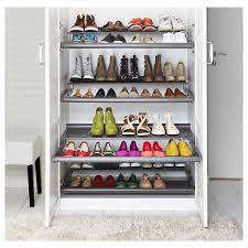 The recommended maximum weight applies when the weight load is evenly distributed across the surface. Komplement Pull Out Shoe Shelf Dark Gray 39 3 8x22 7 8 Ikea In 2021 Shoe Shelf Shoe Shelves Apartment Closet Organization