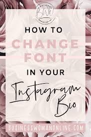 Instagram Bio Fonts Copy And Paste Heart How To Change Font In Your Instagram Bio Instagram Bio Instagram Aesthetic Insta Bio