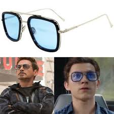 Avengers Infinity War Tony Stark Sunglasses Iron Man Glasses Vintage Sun Glasses Marvel Movies Avengers Tony Stark Sunglasses Tony Stark Iron Man
