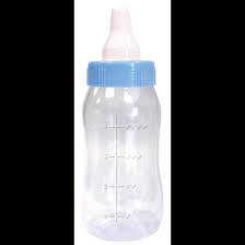 Partymart Blue Baby Bottle Bank