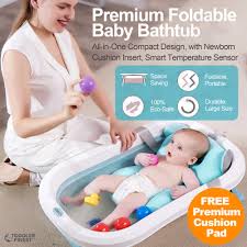 Baby bath waterfall rinser kids shampoo rinse cup bath shower washing head cute newborn baby bath tub baby gift products. 3 In 1 Foldable Baby Bath Tub Soft Hypoallergenic Cushion Insert Smart Thermo Sensor Collapsible Lightweight Portable Non Slip Skid Proof Space Saver Ergonomic Shower Bathtub For Toddler Newborn Toddlerfinest