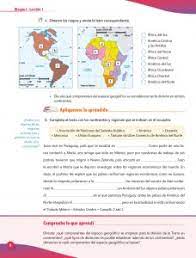 Nuevas formas de ver el espacio geográfico páginas 33. Leccion 1 Regiones Continentales Ayuda Para Tu Tarea De Geografia Cuaderno De Actividades Sep Primaria Sexto Respuestas Y Explicaciones
