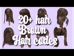 You can always come back for bloxburg brown hair code because we update all the latest coupons and special deals weekly. 20 Aesthetic Brown Hair Codes With Links Roblox Ashyxila