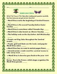 Download this awesome printable mardi gras trivia for free. Mardi Gras Activity Trivia By House Of Knowledge And Kindness Tpt