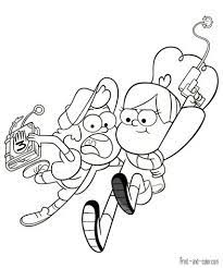 Join the cheerful twins and uncover all the secrets of the town. Gravity Falls Coloring Page Fall Coloring Pages Coloring Books Fall Coloring Sheets