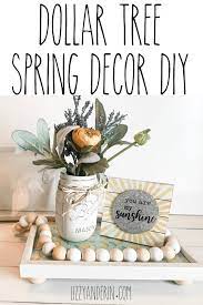 Diy Dollar Tree Spring Decor Lizzy Erin Spring Decor Diy Diy Dollar Tree Decor Dollar Tree Decor