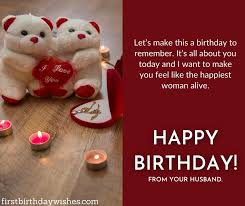 Cute happy birthday quotes for husband from wife. Best Birthday Wishes For Wife Birthday Messages For Wife