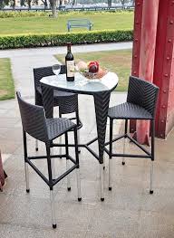 Super Snazzy Bar Height Patio Furniture Set Outdoor Bistro Table Sets Outdoor Bistro Set Bar Height Patio Furniture