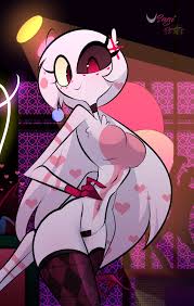 Gender swaped Angle Dust looks fine (Usagi Star) [Hazbin Hotel] : rrule34