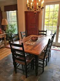 Farmhouse Table From Reclaimed Barn Wood Farmhouse Dining Rooms Decor Rustic Dining Chairs Farm Table Dining Room