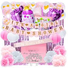 Here we offer 10 adorable baby shower decoration ideas for boys and girls. Ifun Icool 33pcs Pink And Gold Girls Baby Shower Photo Booth Props For Baby Shower Decorations Photobooth Props Home Kitchen