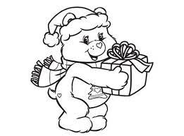 Christmas teddy bear coloring pages. Tis The Season To Care Teddy Bear Coloring Pages Care Bears Coloring Pages Bear Coloring