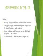 The Hershey Company 3 Structure The Organizational Structure