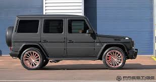 Where better for her family to do the reveal than a. Mercedes G63 Amg 2017 Wrapped To Matt Black With Vellano Forged Vfp In Rose Gold Prestige Wheel Centre News