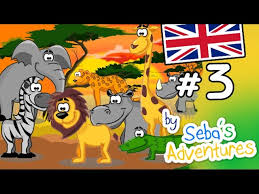 Canto filastrocche giocose per bambini piccoli che insegnano l'inglese o che giocano con le diverse fase della crescita! Inglese Per Bambini Gli Animali Della Savana Lezione 3 Youtube
