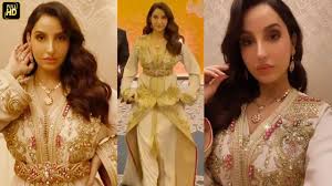 Nora fatehi is a canadian dancer, model, actress, singer, and producer who is known for her work in the indian film industry. Nora Fatehi Looks Like Royalty In Her Golden Moroccan Outfit Youtube