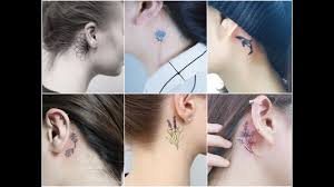 It can make a bold statement with bigger designs and bright colors. 50 Beautiful Small Tattoo Design Behind The Ear Tattoo Blog