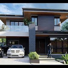 Roof will be mostly in steel trusses, purlins and long span metal type galvanized iron roofing. Modern Properties For Sale Design And Construction Philippines Realty Projects