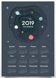 Cute Yearly Calendar 2019 Desk Calendar Design Calendar Design Calendar Printables
