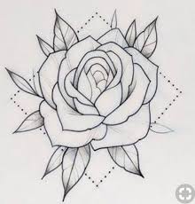 Pin By Chinotattoo On Tattoo Rose Tattoo Stencil Traditional Rose Tattoos Roses Drawing