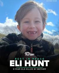 THEY...FAILED ELI" 💔 This is 6-year-old Eli Hart. He was shot by his  mother in 2022 while he was in his car seat, who then stuffed his mangled  body in her trunk.