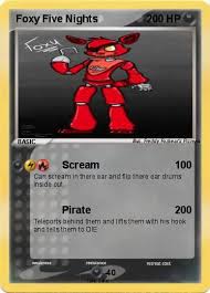 Pokemon Foxy Five Nights Scream Funny Pokemon Cards Fake Pokemon Cards Pokemon I was stoked to have been given such an iconic d&d monster. funny pokemon cards
